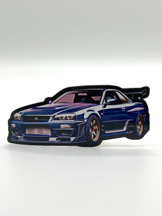 Skyline GTR R34 Sticker