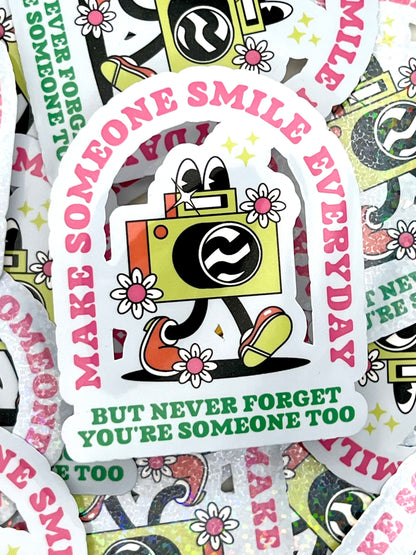 Make Someone Smile Everyday Sticker