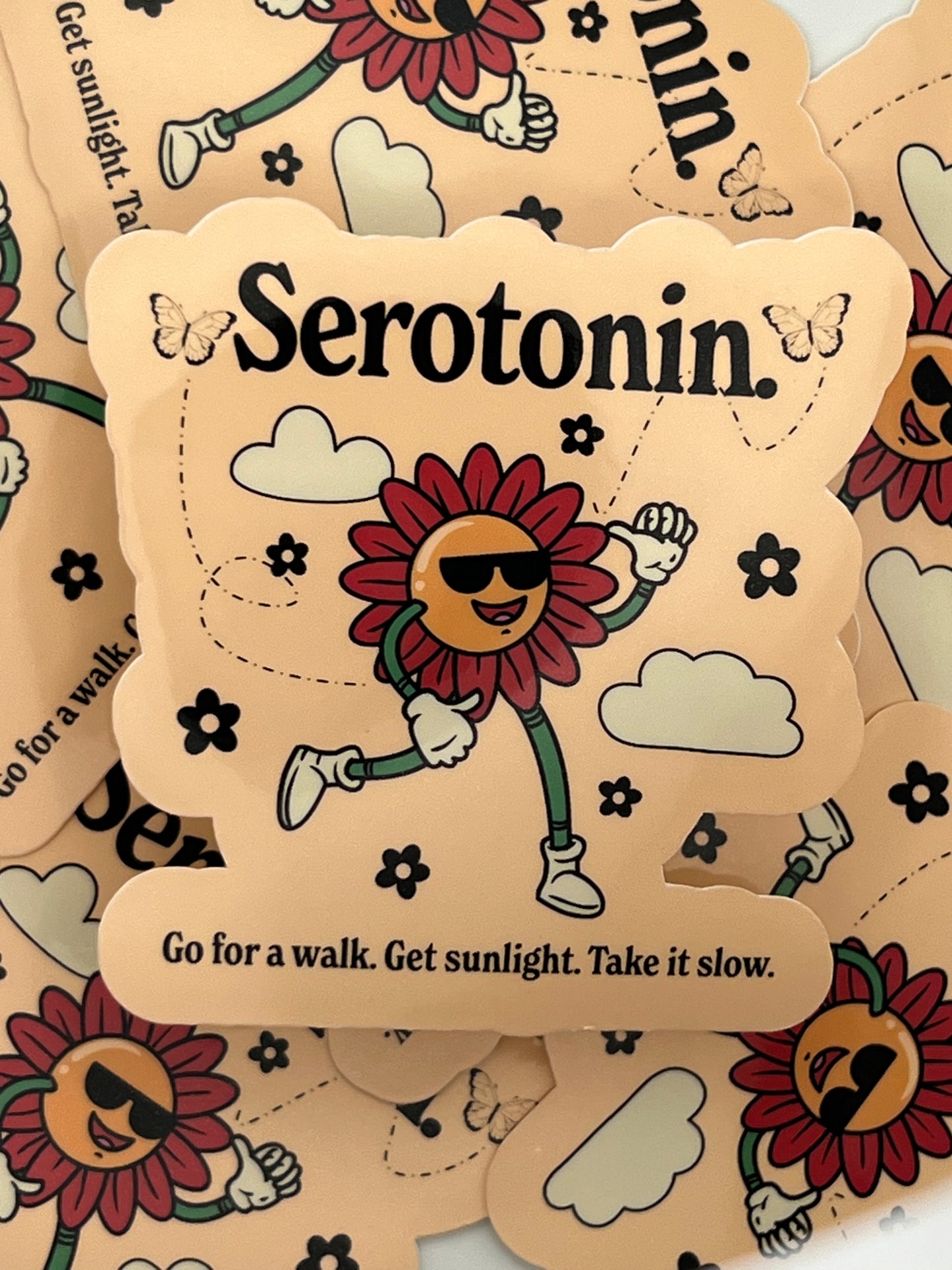 Serotonin Sticker