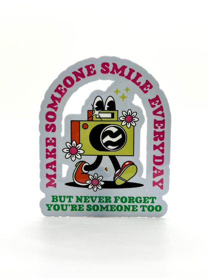 Make Someone Smile Everyday Sticker