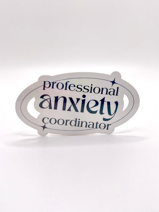 Professional Anxiety Coordinator Sticker