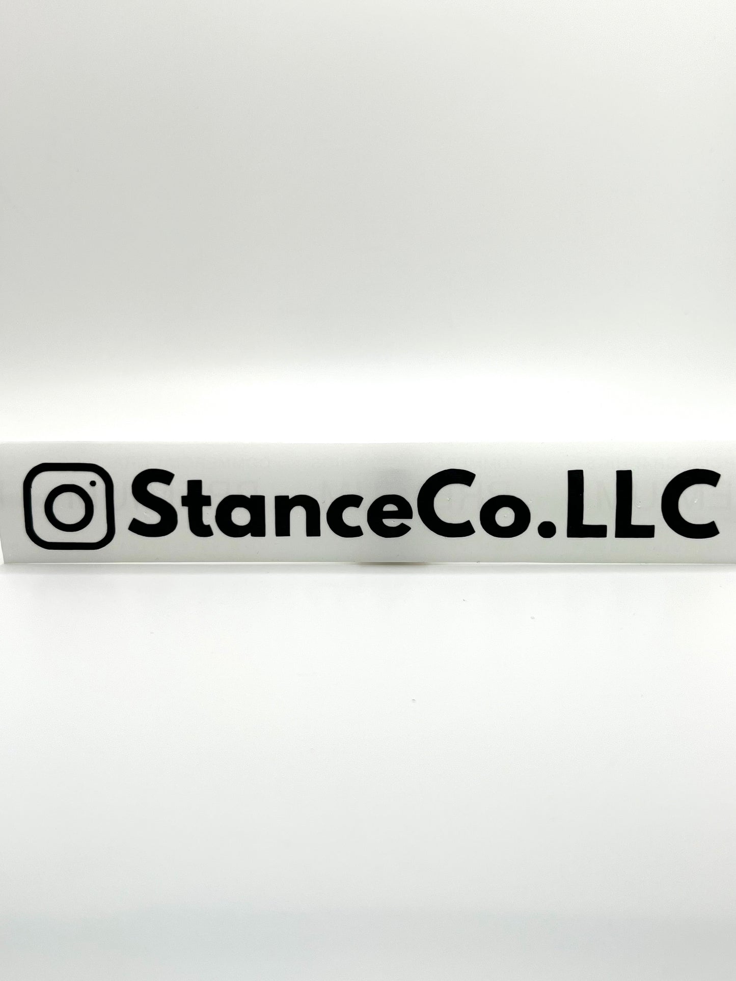 Custom Social Media Vinyl Decal (Carbon Fiber)