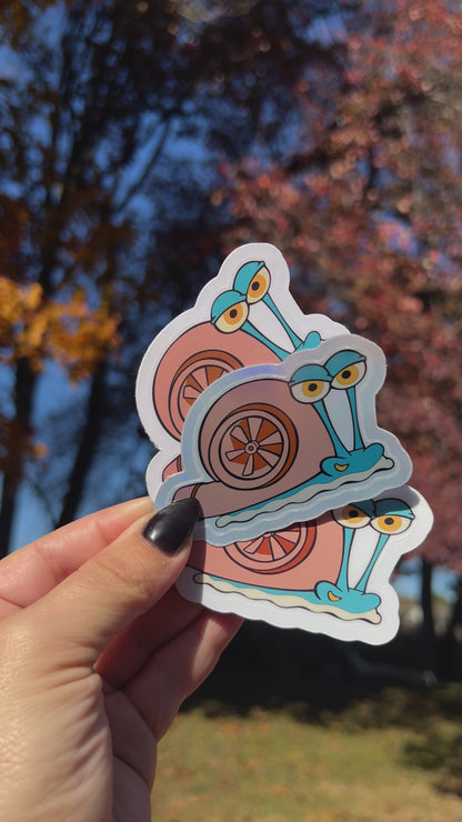 Gary the Turbo Snail Sticker